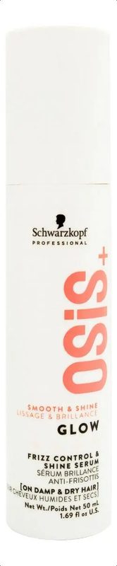Schwarzkopf Osis+ Glow Serum Anti Frizz y Definicion Profesional 50ml